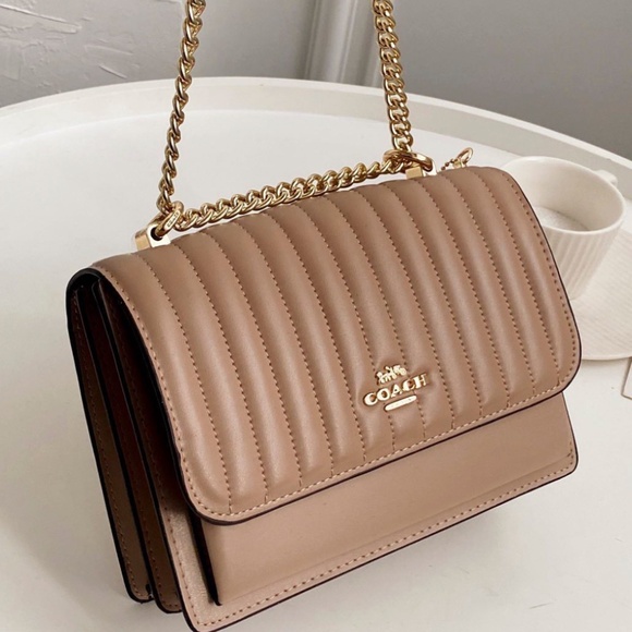 Coach Klare Crossbody with linear quilting, beige - Picture 3 of 3